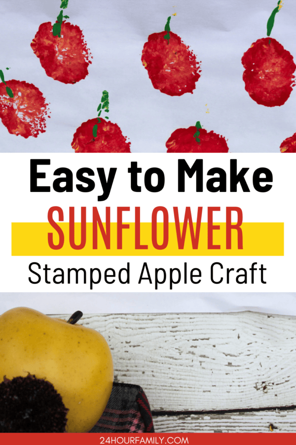 how to make a snuflower stamped painting idea for kids