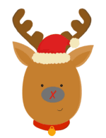 Pin The Nose On Rudolph (Free Printable Game) - 24hourfamily.com
