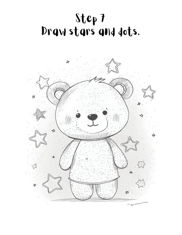 how to draw a teddy bear step by step guide free teddy bear printable