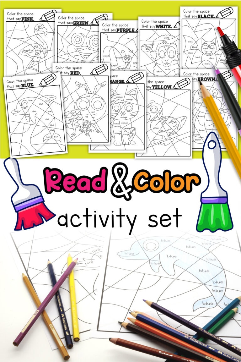 Read and Learn: Free Read and Color Worksheets!