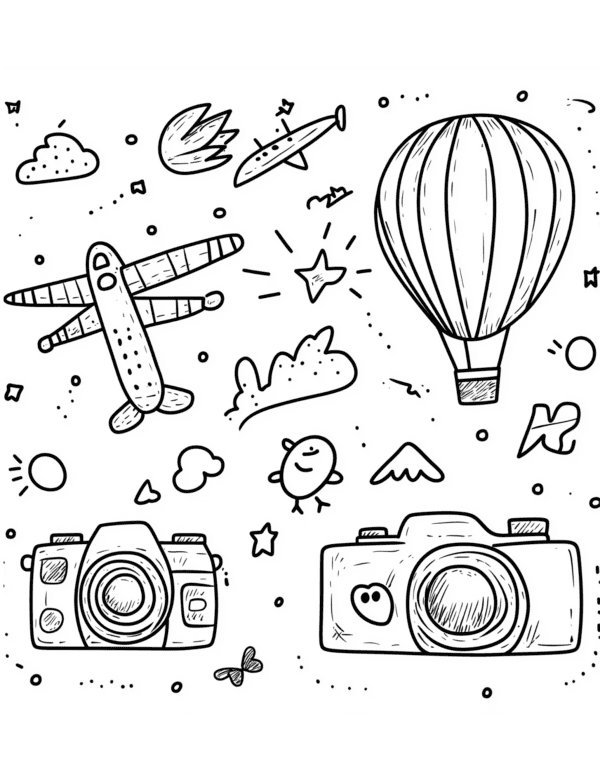 Vision Board Coloring Pages are the perfect way to set intentions. Color your dreams and focus on your aspirations with every stroke
