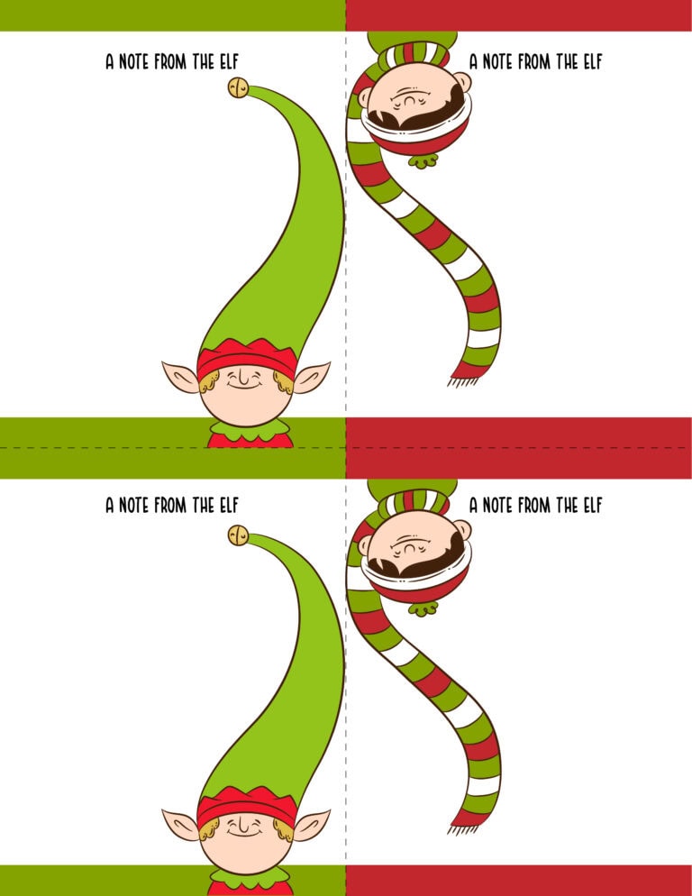 Printable Elf on the Shelf Notes (Free Download)