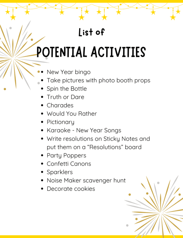 Make Every Hour Special with New Year's Eve Countdown Treats - Family Fun, Countdown Bags, New Year’s Eve Party, Hourly Surprise Bags, Midnight Countdown