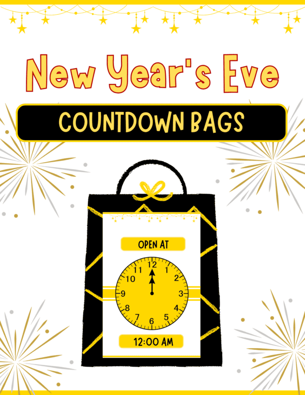 Ring in the New Year with Hourly Countdown Surprise Bags - New Year's Eve, Countdown Bags, Hourly Surprises, Party Ideas