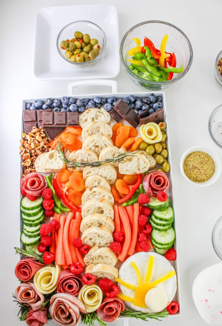 Easter Cross Charcuterie Board