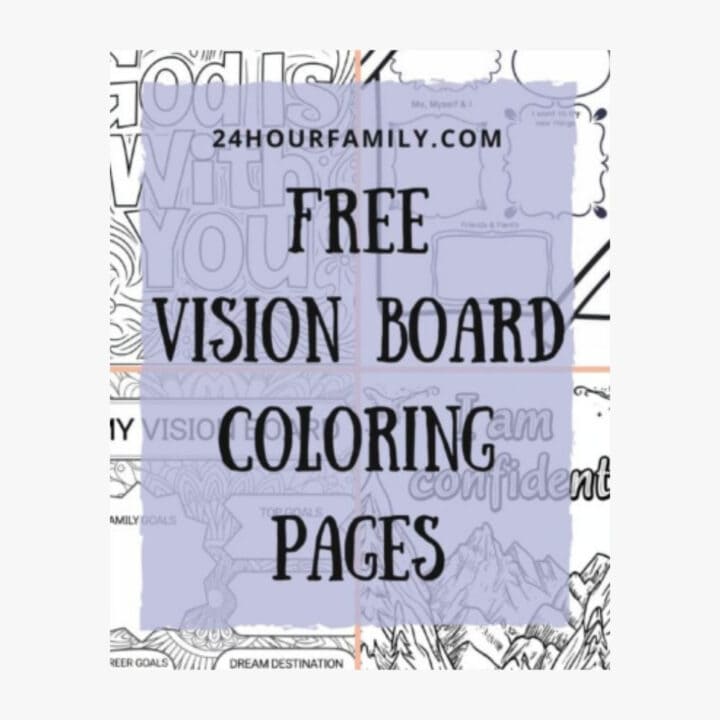 Free Printable Vision Board Coloring Pages