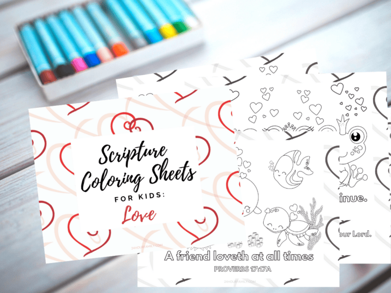 Scripture Coloring Pages About Love