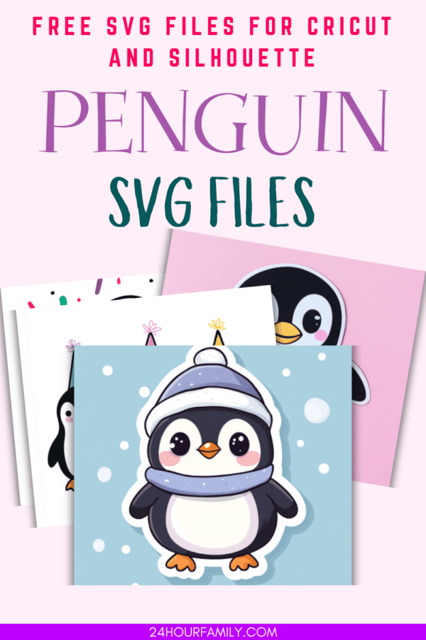 free penguin SVG for cricut and silhouette