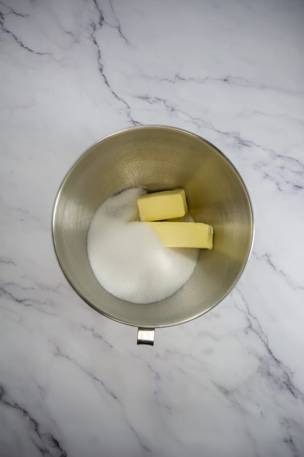 Mixing the dry ingredients together in a large bowl