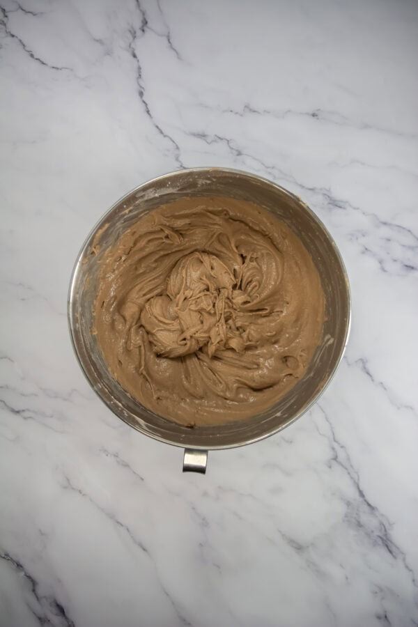 stir until the batter is smooth and slightly thin. This will give the cupcakes their rich, moist texture