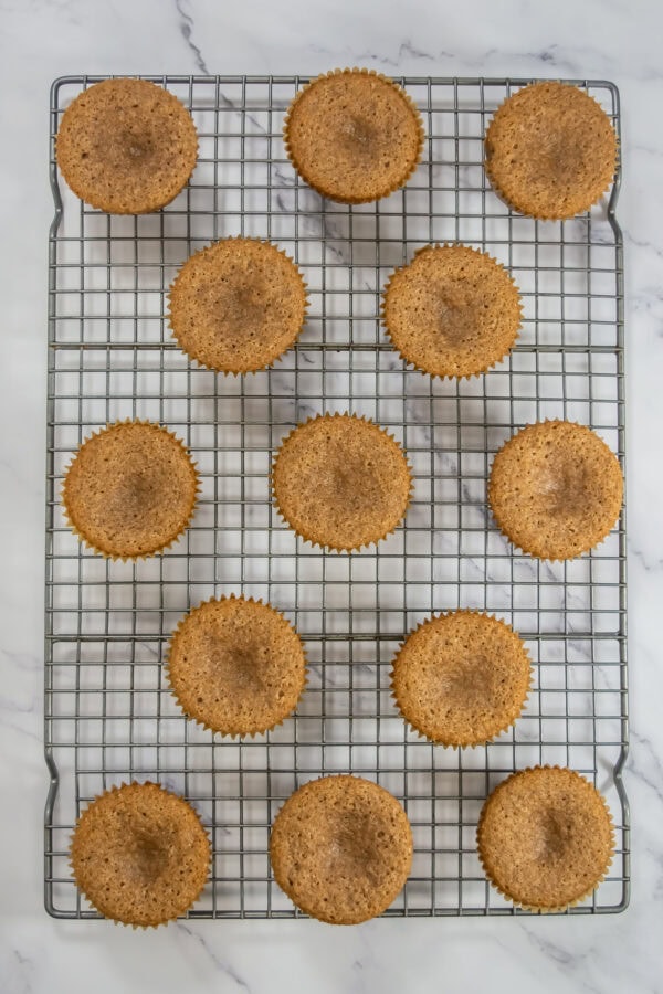 Frost the cupcakes: Once the cupcakes are completely cool, spread or pipe the marshmallow frosting generously over each cupcake.