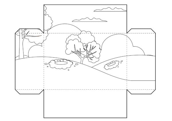 Printable groundhog project, Groundhog hibernation craft, Groundhog burrow diorama, Groundhog paper craft, Groundhog life cycle cutouts, Groundhog Day lesson plan