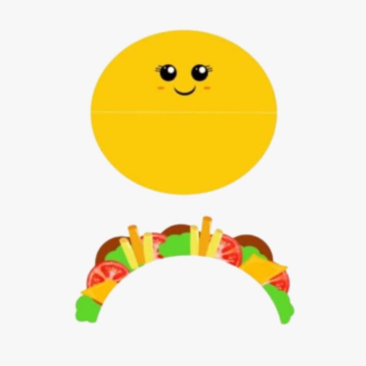 Printable Taco Gift Card Holder