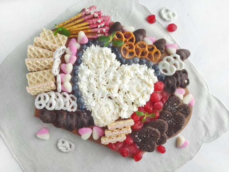Valentine's day dessert board recipe