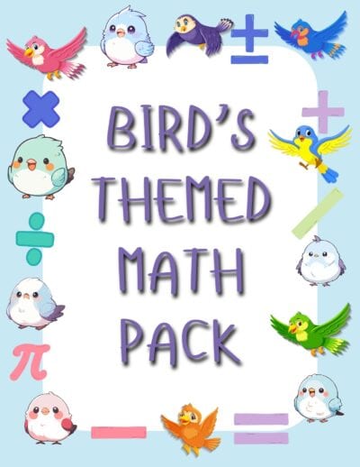 Bird-Themed Math Activity Pack (Free To Print)
