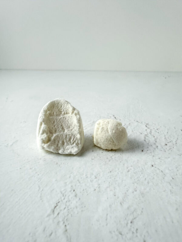 Shaped marshmallows for the bunny tail