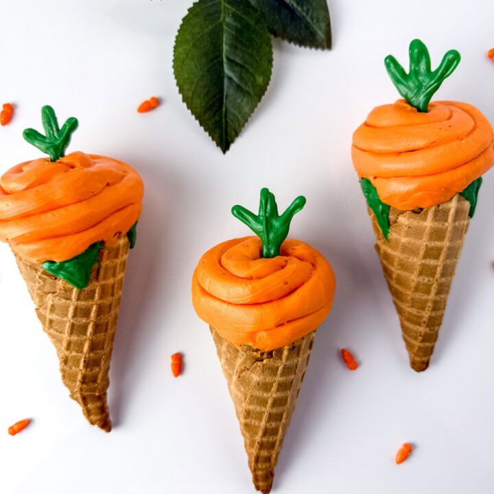 Easter Carrot Cupcake Cones Recipe