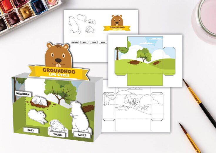 groundhog learning activity for kids
