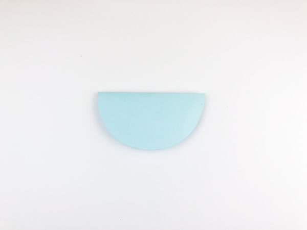A semicircle piece of blue paper for the donkey’s body.