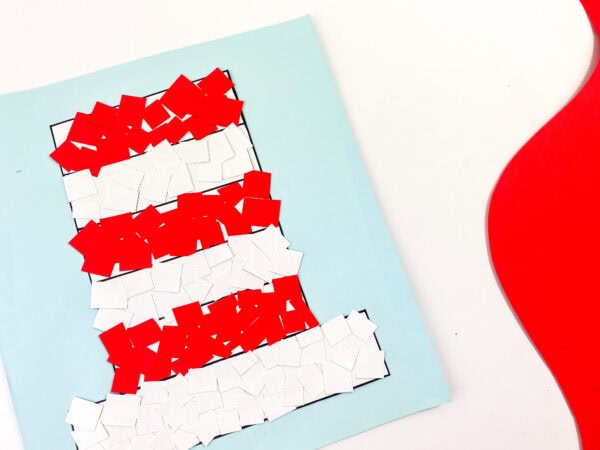 dr seuss cat in the hat paper craft for preschoolers