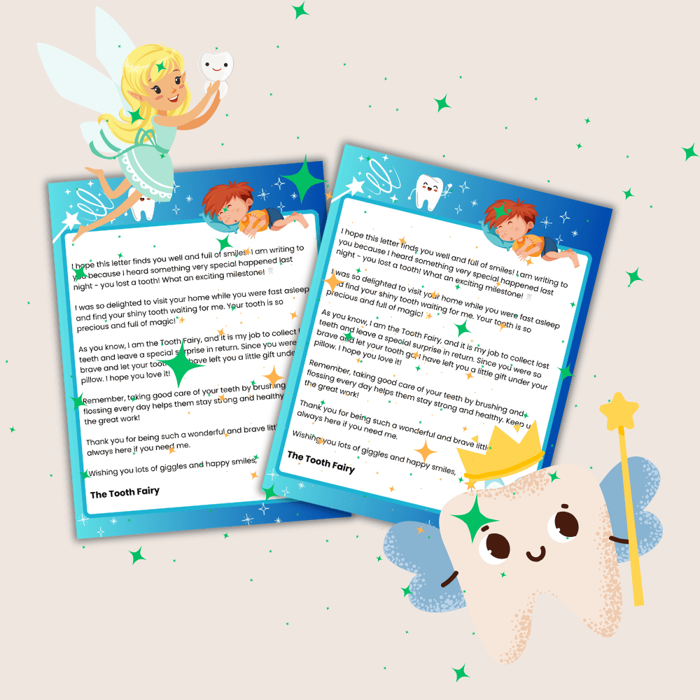 tooth fairy letters that are free to print