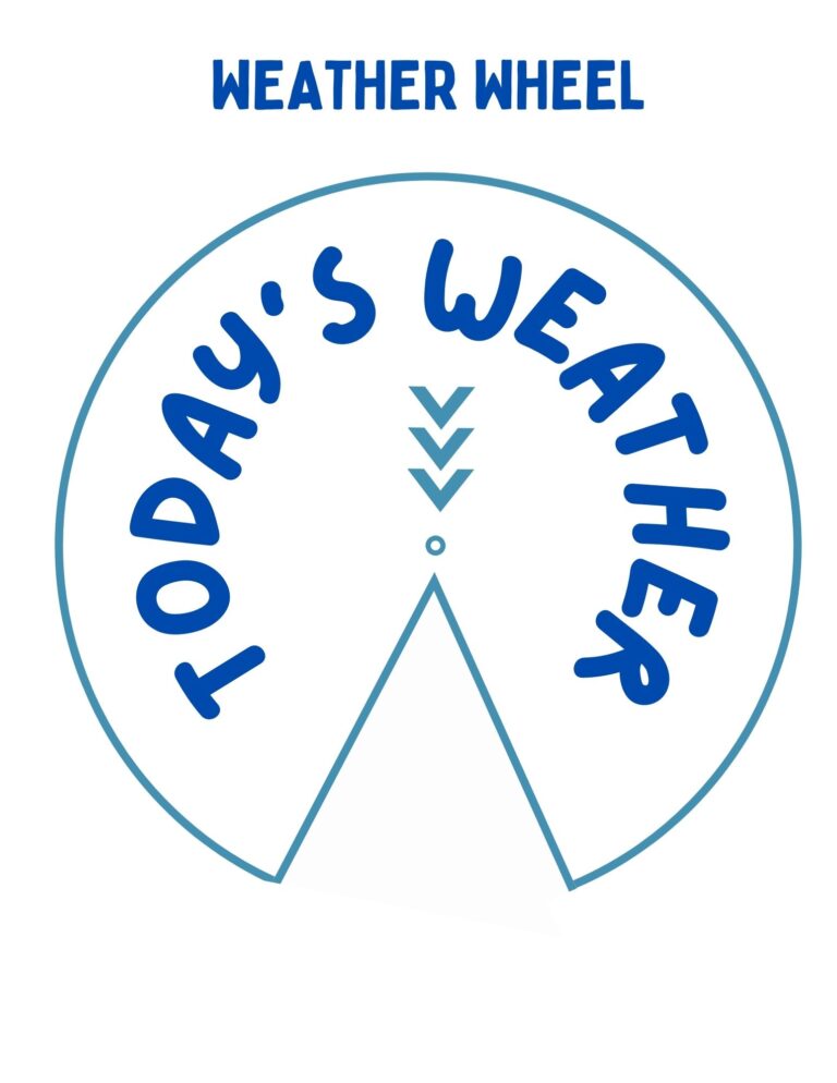 Fun & Interactive: Free Printable Weather Wheel for Kids