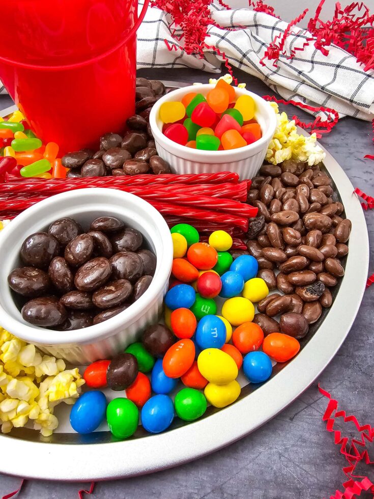 make a charcuterie board for family movie night
