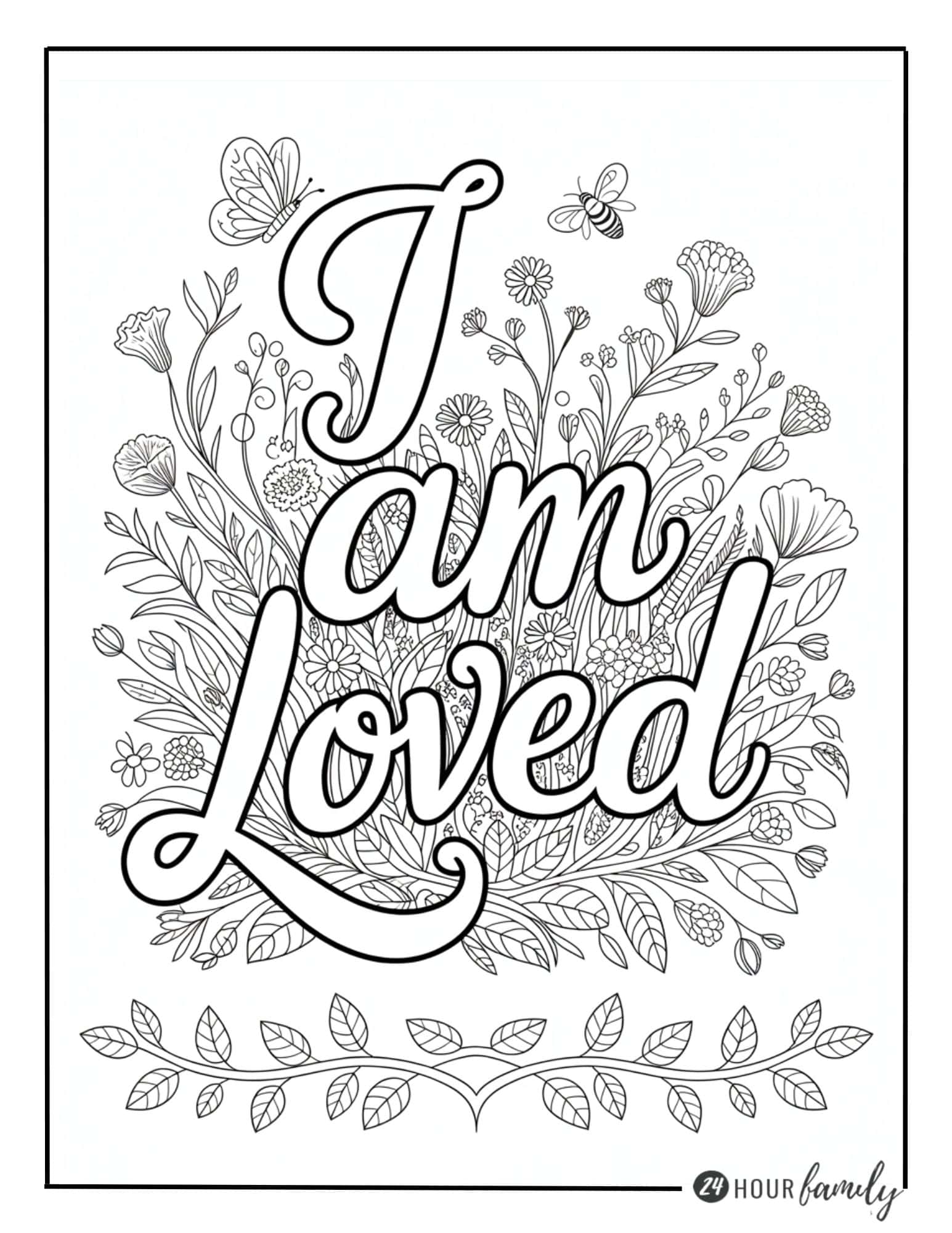 Coloring Pages for Teen Girls (Free PDF Printables) » 24hourfamily.com