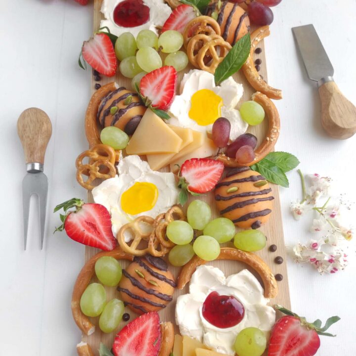 summer blossoms charcuterie board