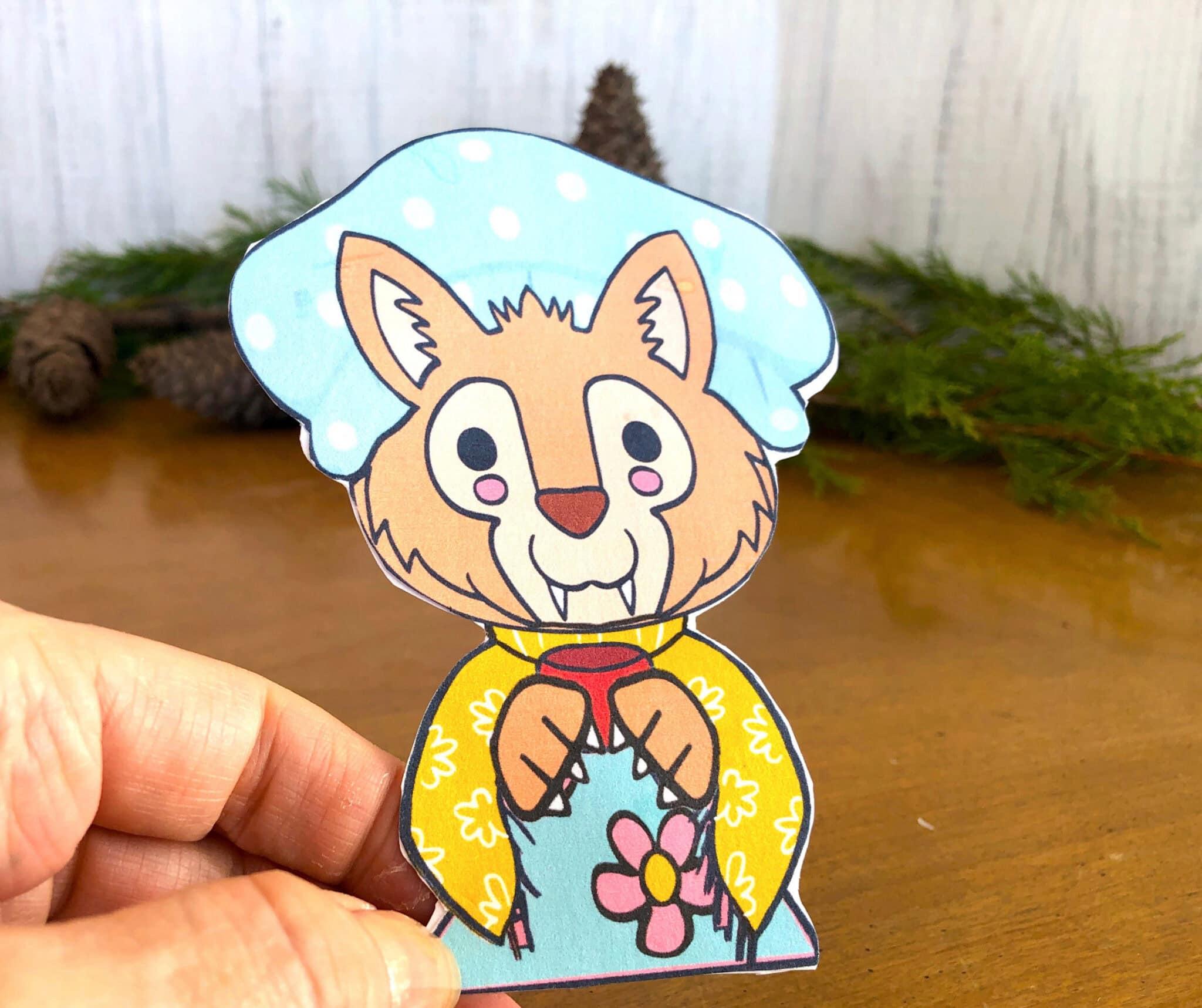 Little Red Riding Hood Paper Flip Doll Craft – A Storytelling Activity ...