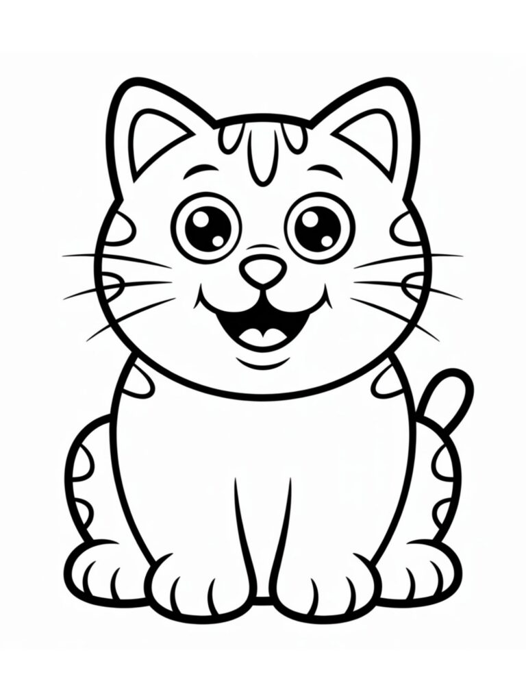 30 Free Toddler Coloring Pages for Early Learning Fun » 24hourfamily.com