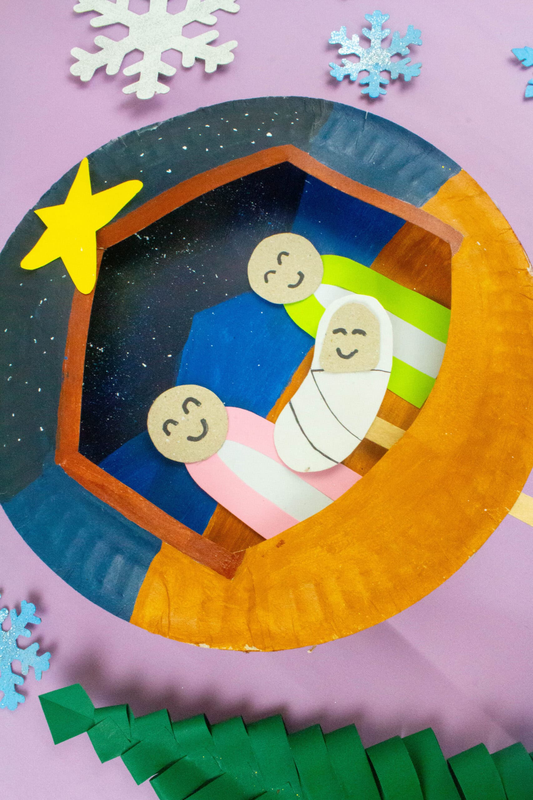 nativity moving craft for kids