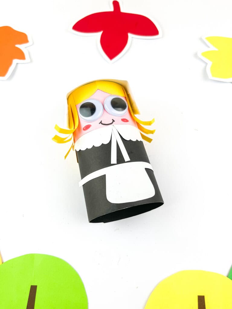 pilgrim girl toilet paper roll craft