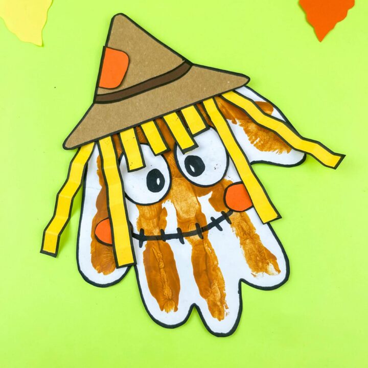 Fall scarecrow craft for kids