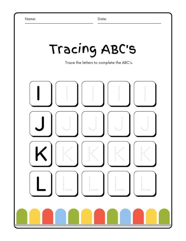 abc's line tracing worksheets for preschooler free pdf printables