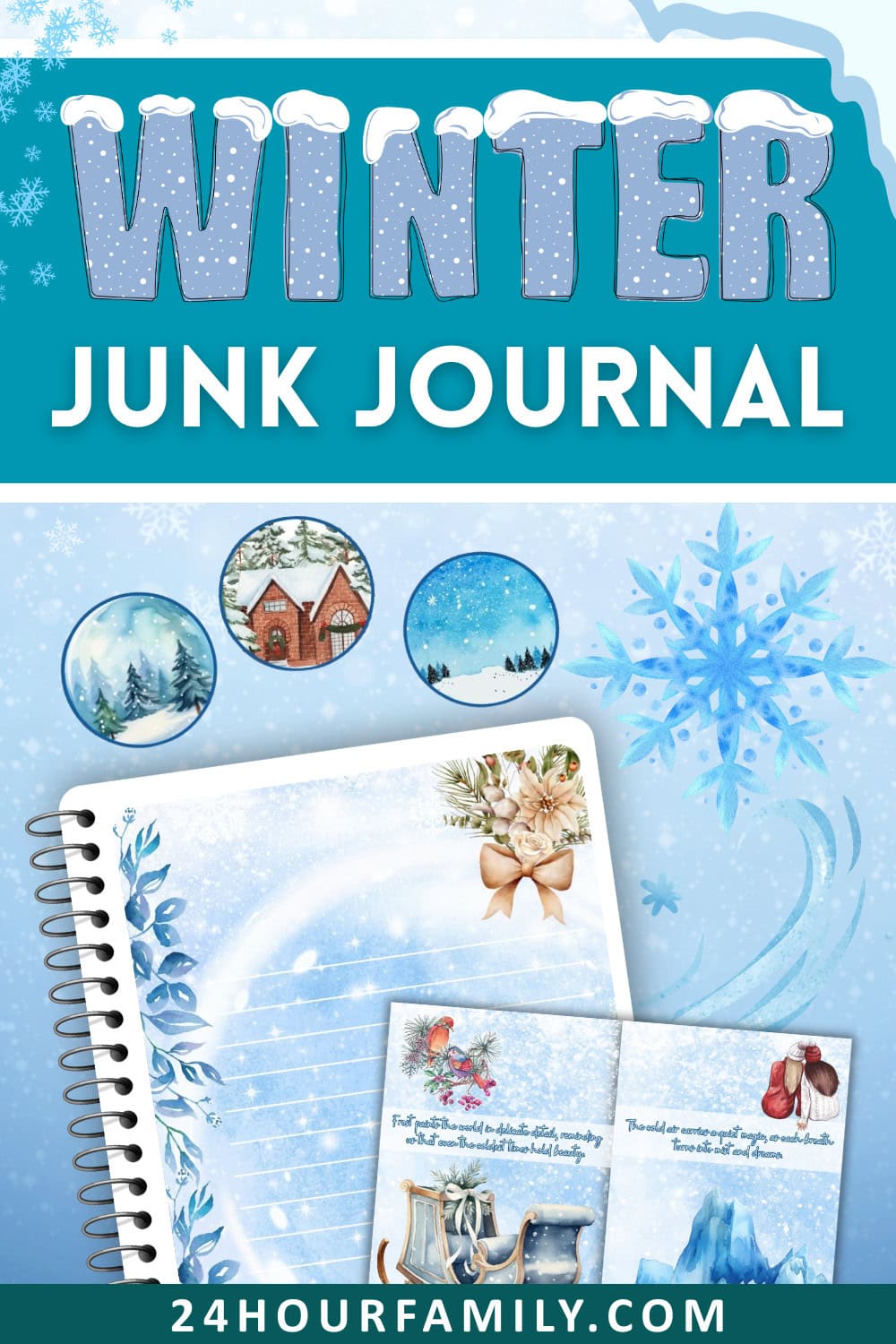 Winter Junk Journal Printables