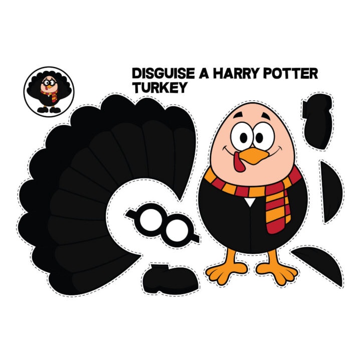 Harry Potter Turkey Disguise Craft