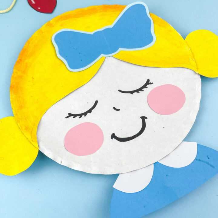 clara paper plate craft
