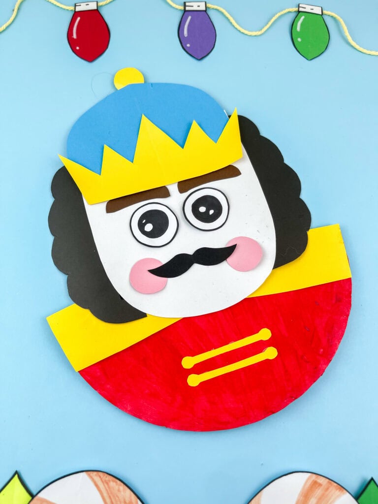 nutcracker prince paper plate craft