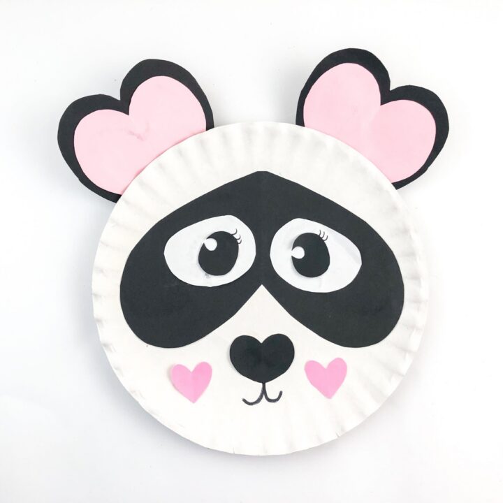 polar bear paper plate craft