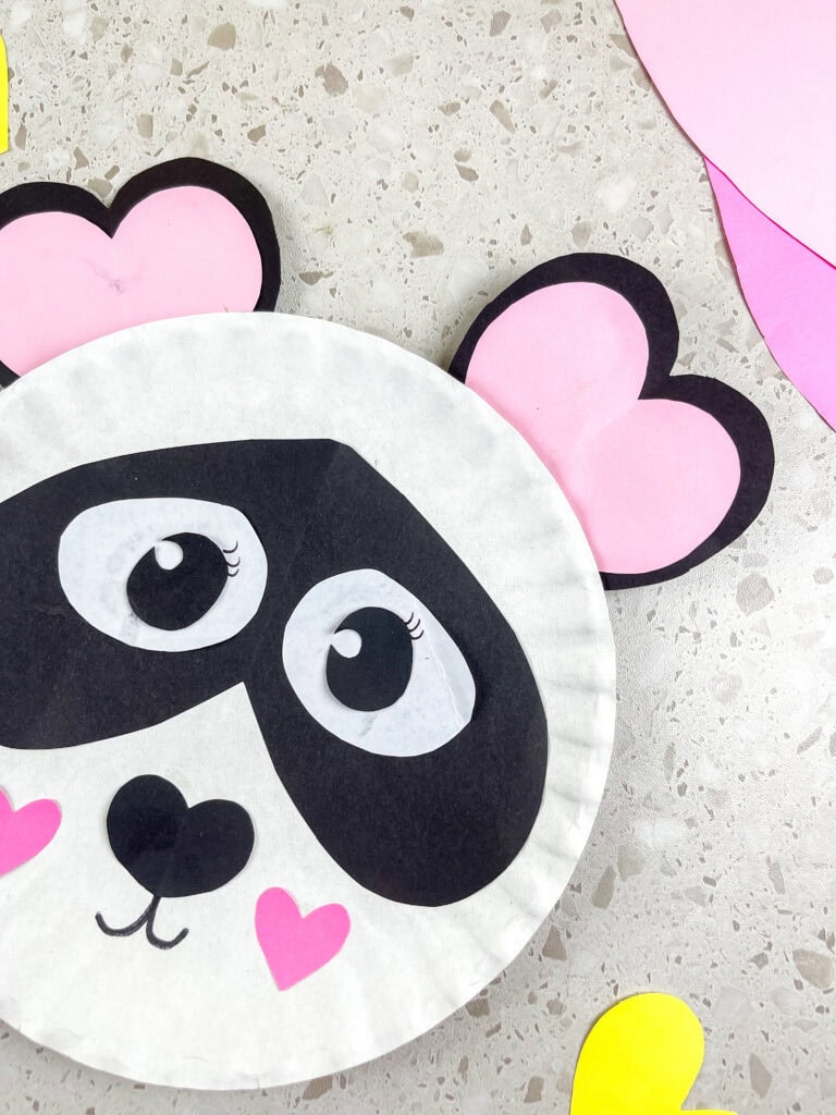polar bear paper plate craft