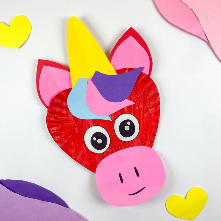 Unicorn Paper Plate Craft