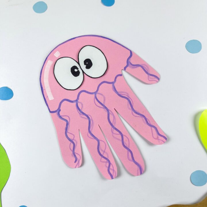 Handprint Jellyfish Paper Craft