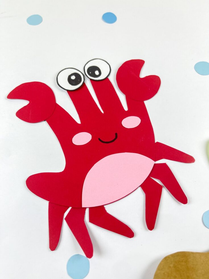 crab handprint craft