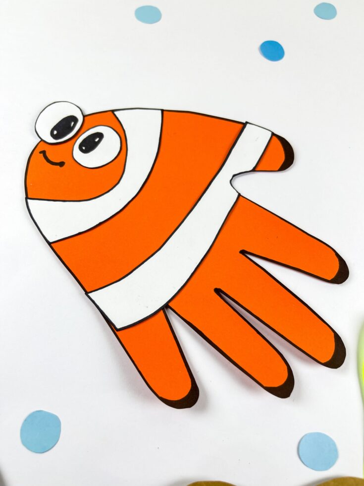 Image for Nemo Fish Handprint Paper Craft