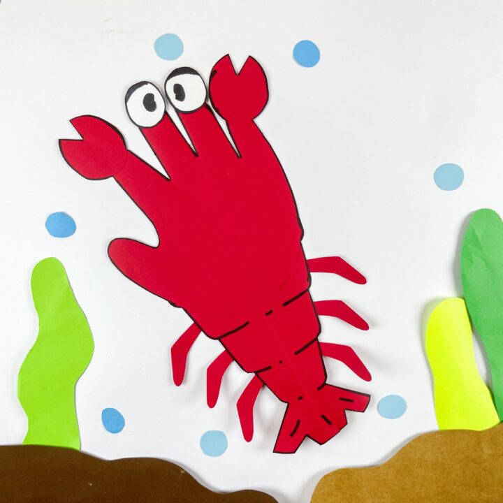 Lobster Handprint Paper Craft