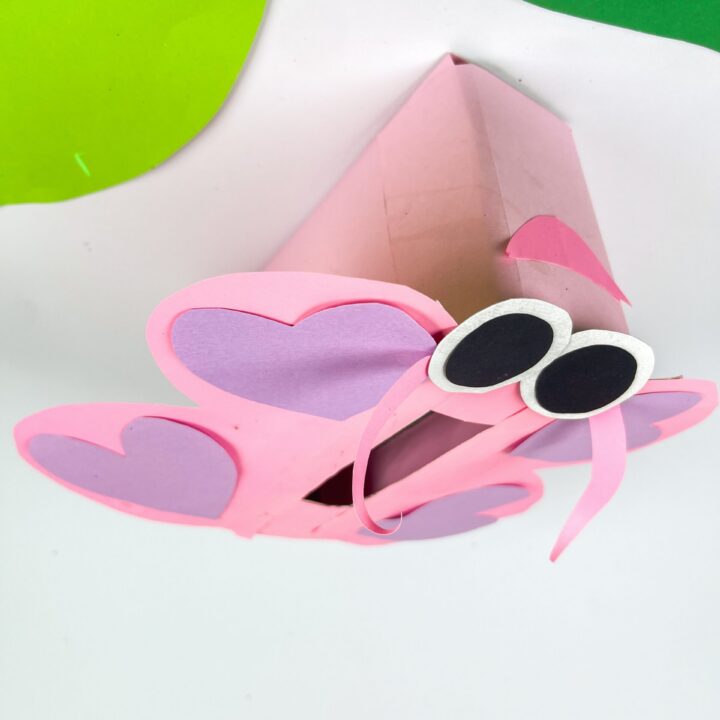 Butterfly Valentine's Day Box Craft