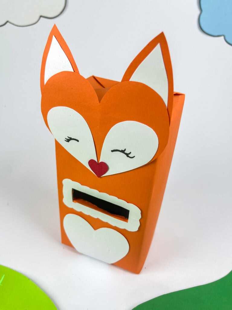 wolf valentines day box craft