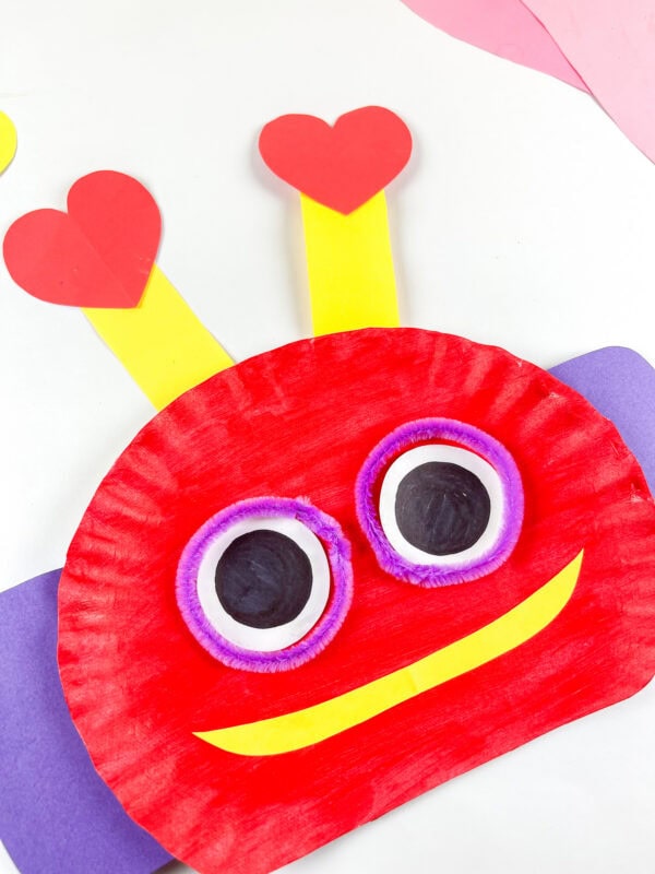 Close-up of robot eyes and smile