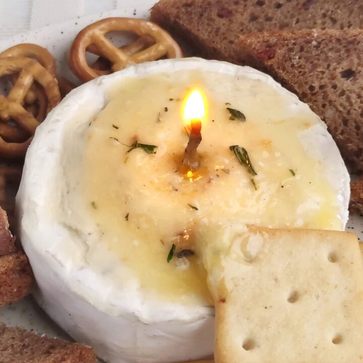 Brie Cheese Butter Candle Board Recipe